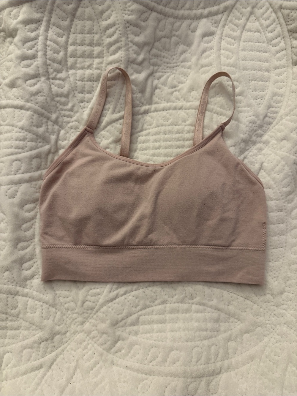 Juicy Couture Blush Pink Seamless Bralette